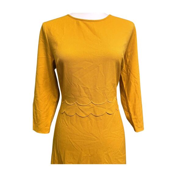 Banana Republic Mustard Mini Dress - Picture 3 of 8
